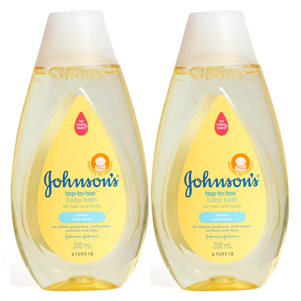 Combo 2 Sữa tắm gội toàn thân Johnson Baby 200ml