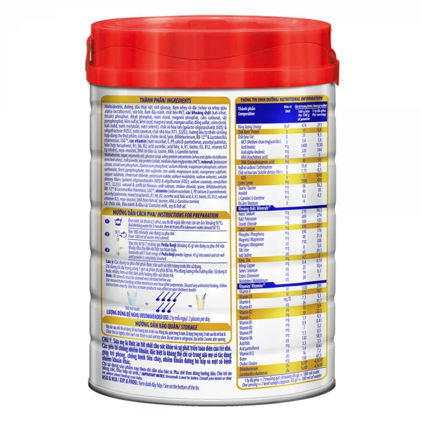 Sữa Pedia Kenji 1+ 850g (1-2 tuổi)