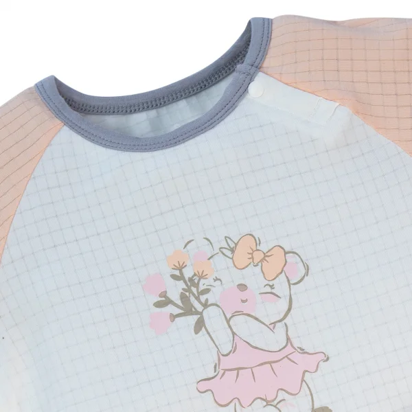 Bộ sơ sinh tính năng ngắn Chống muỗi Animo VĐ722012 (0-24M,Cam)