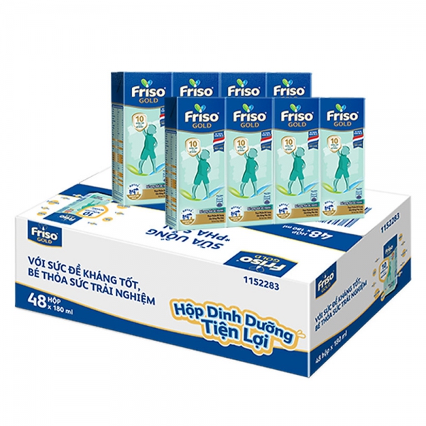 Thùng sữa Friso Gold 110ml - Lốc 4 hộp (từ 1 tuổi) (12 lốc)