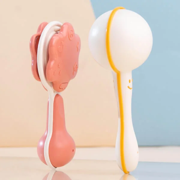 Đồ chơi lục lạc cao cấp CY193636 (Hồng,Trắng)