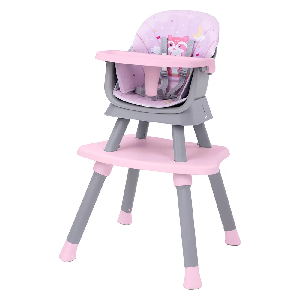 Ghế ăn đa năng 5 trong 1 cho bé Akigo (Hồng, HCY015)