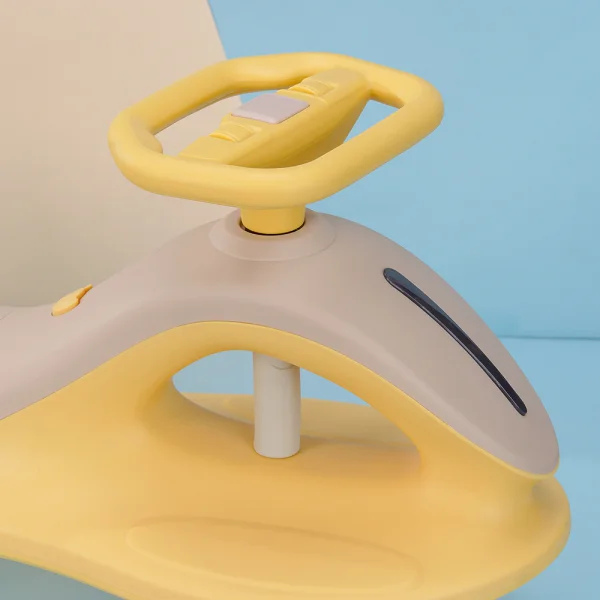 Xe lắc cao cấp có nhạc đèn QT-8068 (Vàng)