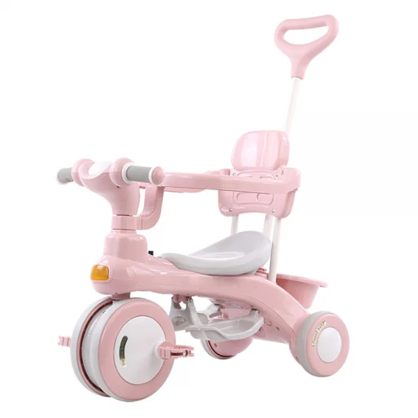 Xe chòi chân, xe đạp 3 bánh có cần đẩy Animo ZT-688 (Hồng)