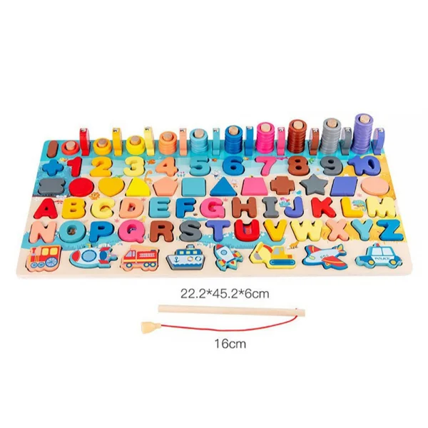 Bộ bảng gỗ nổi học tập đa năng 7in1 M6243