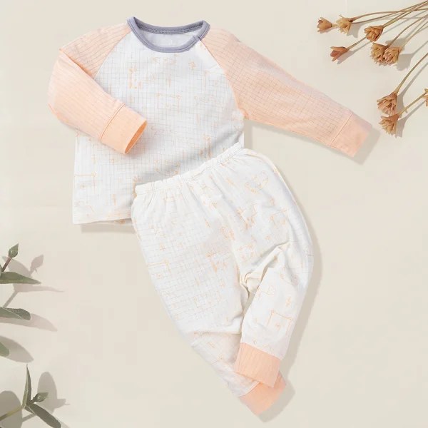 Bộ sơ sinh tính năng dài Chống muỗi Animo VĐ722021 (0-24M,Cam)