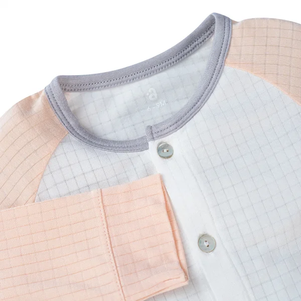 Bộ sơ sinh tính năng dài Chống muỗi Animo VĐ722024 (0-24M,Cam)