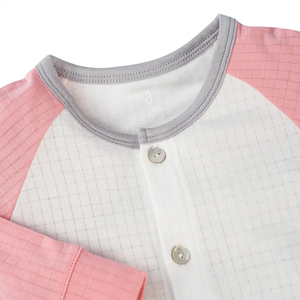 Bộ sơ sinh tính năng dài Chống muỗi Animo VĐ722025 (0-24M,Hồng)