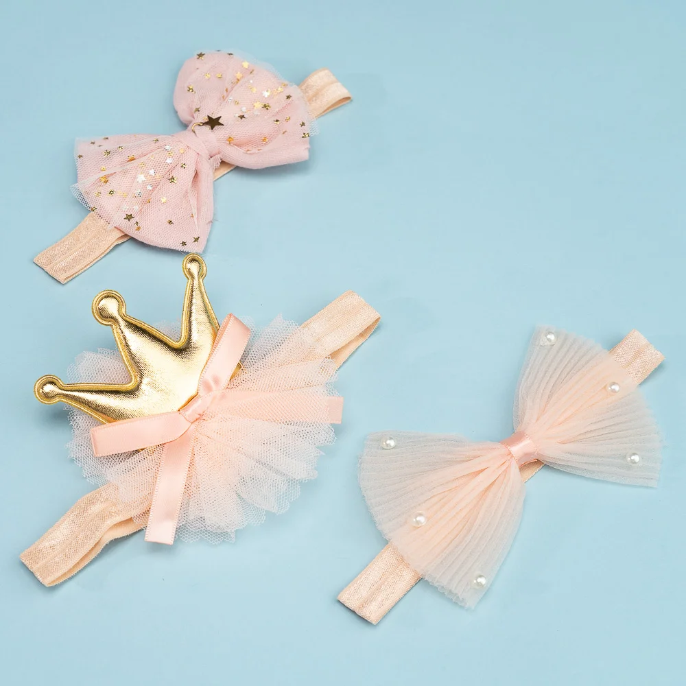 Set băng đô cho bé 3 món Animo A2203_JK019 (Hồng)