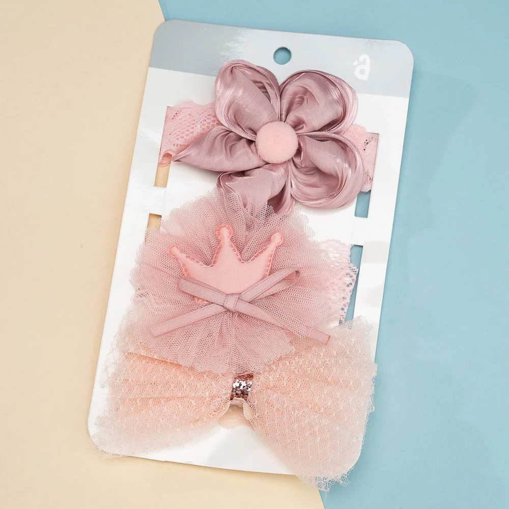 Set băng đô cho bé 3 món Animo A2203_JK018 (Hồng)