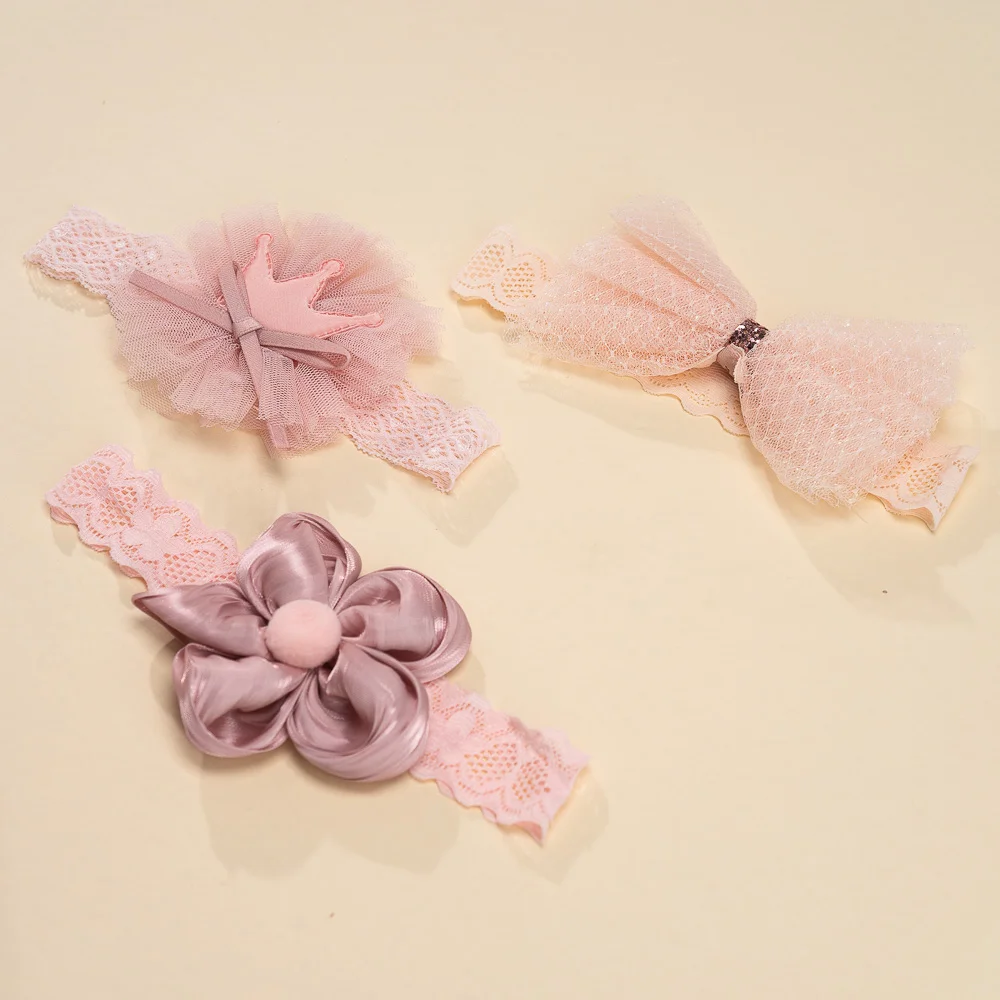 Set băng đô cho bé 3 món Animo A2203_JK018 (Hồng)