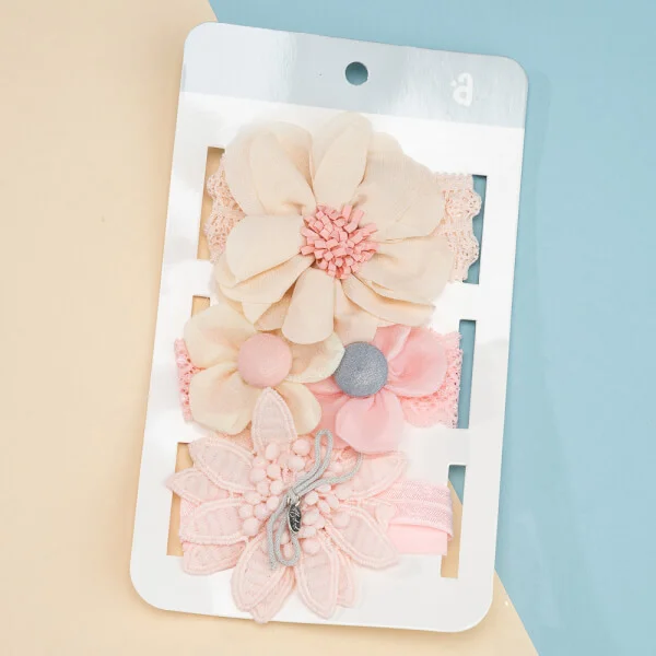 Set băng đô cho bé 3 món Animo A2203_JK015 (Hồng)