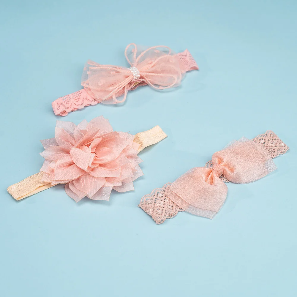 Set băng đô cho bé 3 món Animo A2203_JK014 (Hồng)