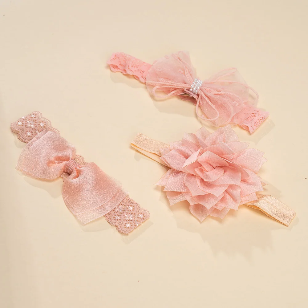 Set băng đô cho bé 3 món Animo A2203_JK014 (Hồng)