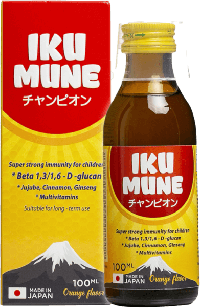 Combo 2 Siro tăng đề kháng cho trẻ Ikumune (100ml)