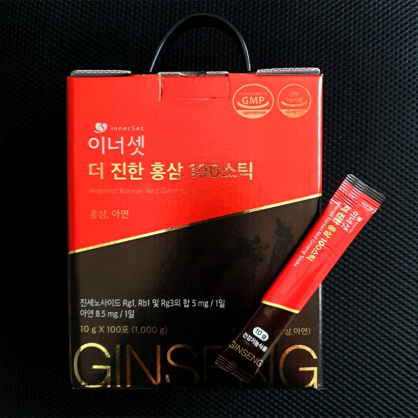 Nước Hồng Sâm Hàn Quốc Innerset Korean Red Ginseng Sticks (100 gói)