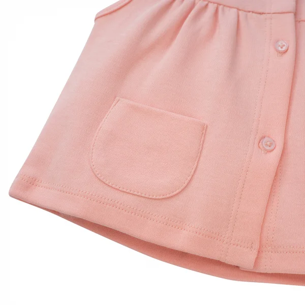 Áo ghi lê sơ sinh Animo BH722033 (0-12M,Hồng)