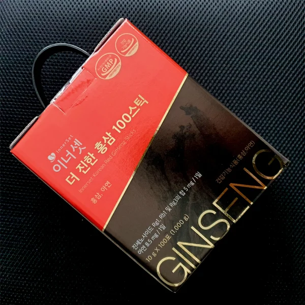 Combo 2 Nước Hồng Sâm Hàn Quốc Innerset Korean Red Ginseng Sticks (100 gói)