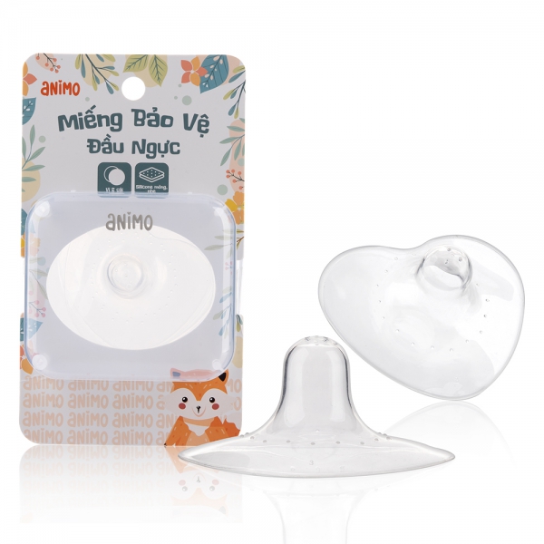 Vỉ 2 miếng bảo vệ đầu ngực cho mẹ Animo (size M)