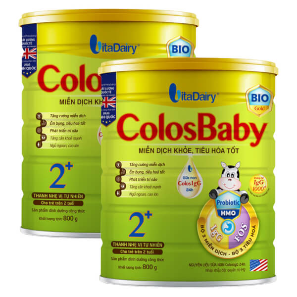 Combo 2 Sữa Colosbaby Bio Gold 2+ 800g (từ 2 tuổi)