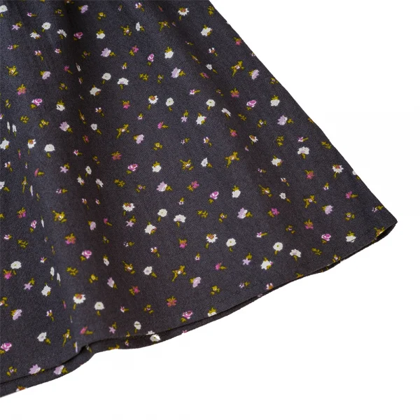 Đầm vải bé gái Animo TX722004 (6M - 6Y, Xanh đen)