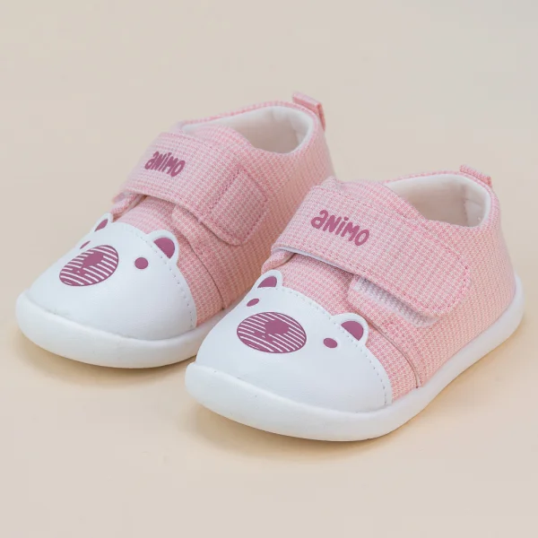Giày tập đi cao cấp Animo A2204_MN015 (16-17-18-19, Hồng)