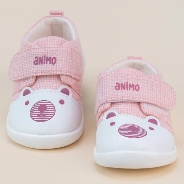 Giày tập đi cao cấp Animo A2204_MN015 (16-17-18-19, Hồng)