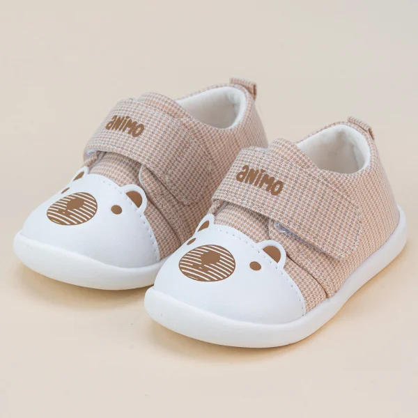 Giày tập đi cao cấp Animo A2204_MN015 (16 - 17 - 18 - 19, Kem)