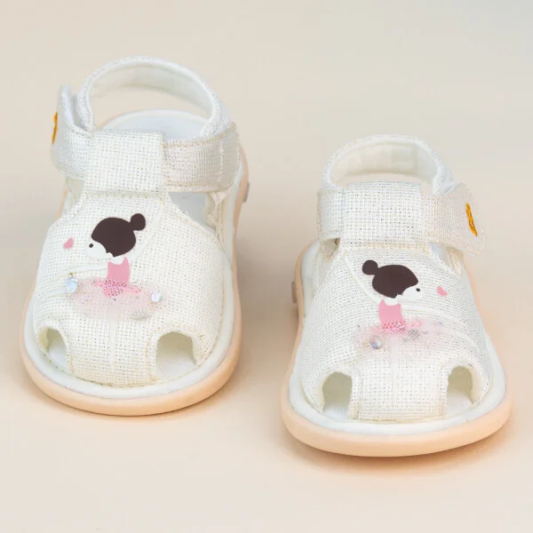 Giày tập đi chút chít Animo A2207_MN026 (14-15-16-17,Kem)