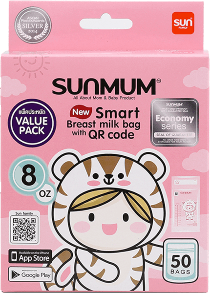 Túi trữ sữa Sunmum 250ml (50 túi/hộp)
