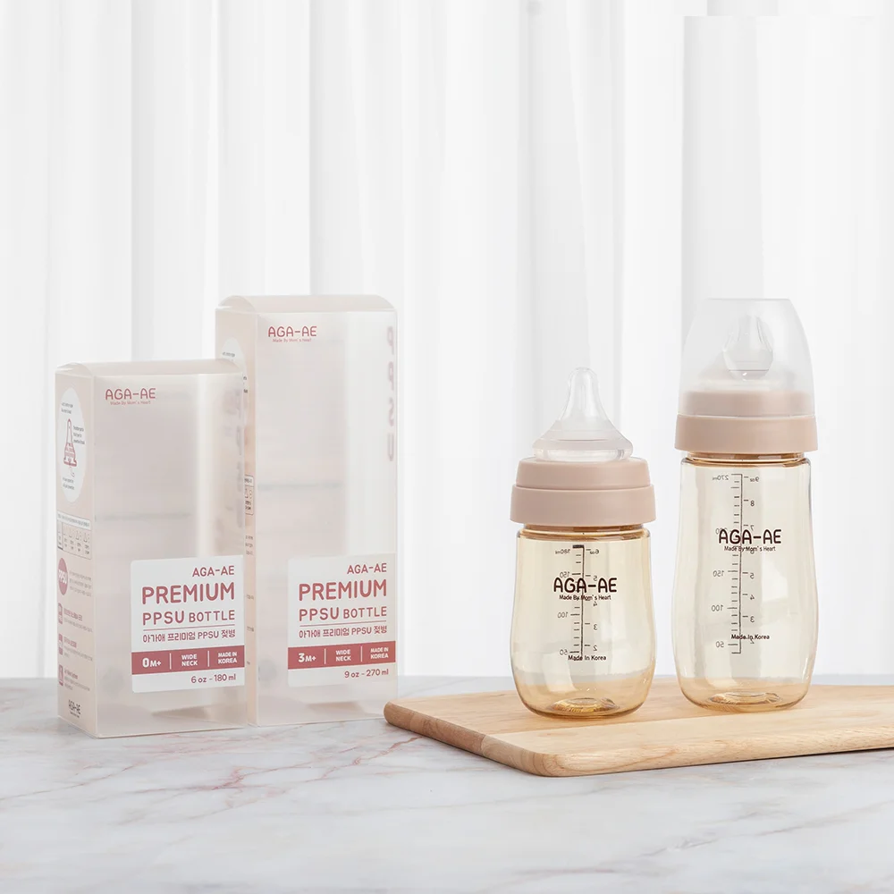 Bình sữa PPSU Aga-ae 270ml (Beige)