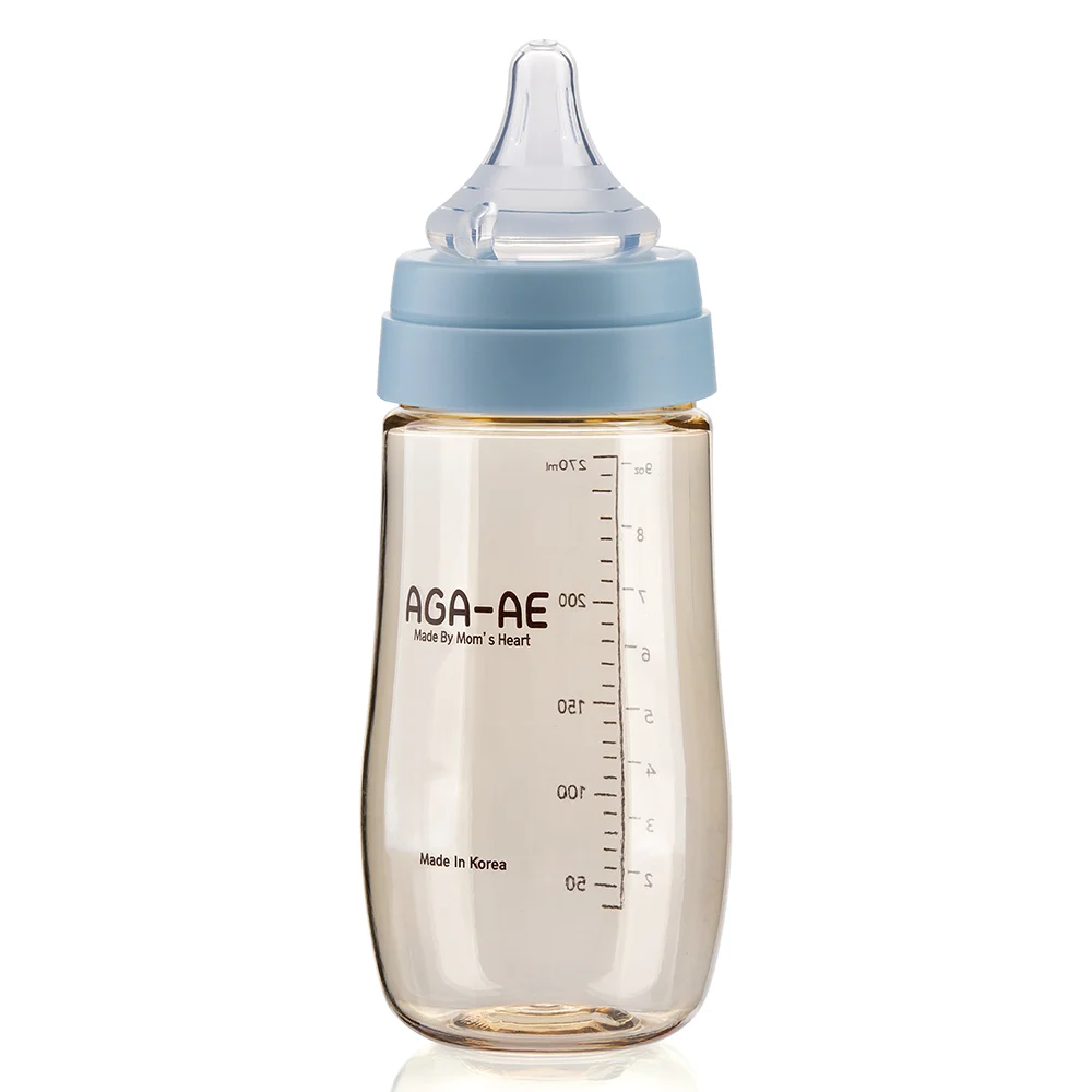 Bình sữa PPSU Aga-ae 270ml (xanh)