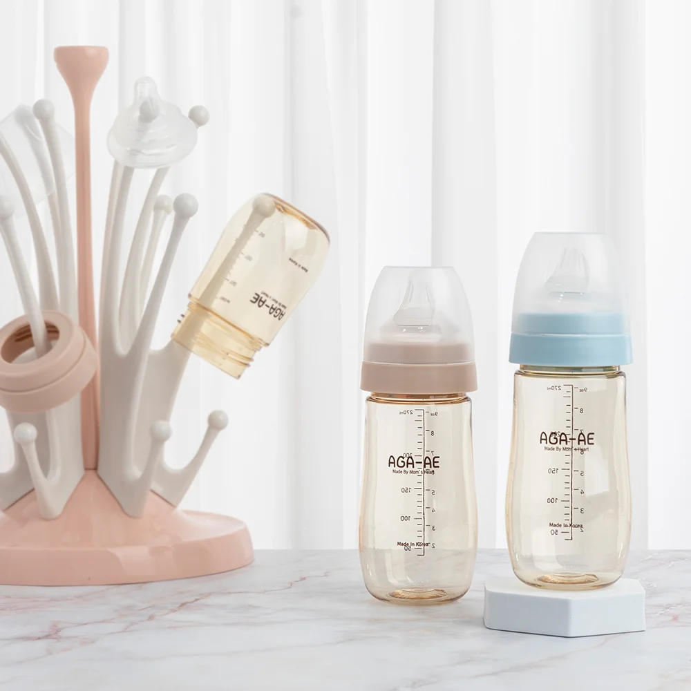 Bình sữa PPSU Aga-ae 270ml (xanh)