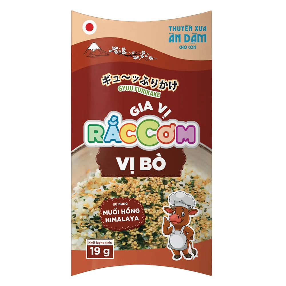 Thuyền Xưa Ăn Dặm Cho Con  - Gia vị rắc cơm  - Vị Bò 19gr