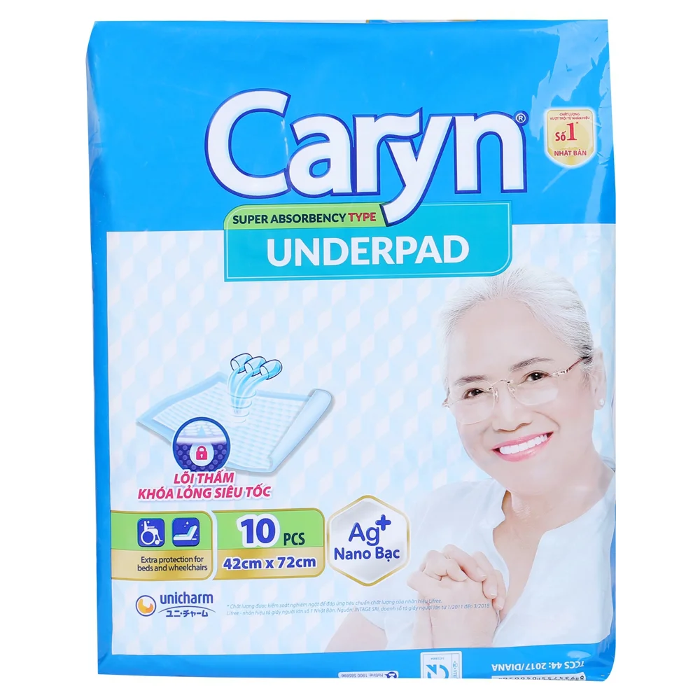 Tấm đệm lót Caryn siêu thấm 10M (giao bao bì ngẫu nhiên)