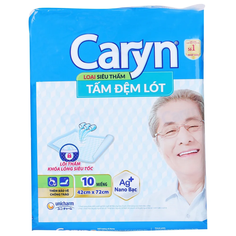 Tấm đệm lót Caryn siêu thấm 10M (giao bao bì ngẫu nhiên)