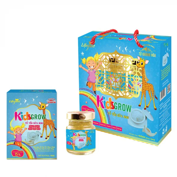 Yến Sào Sữa Non KIDS GROW LifesNest