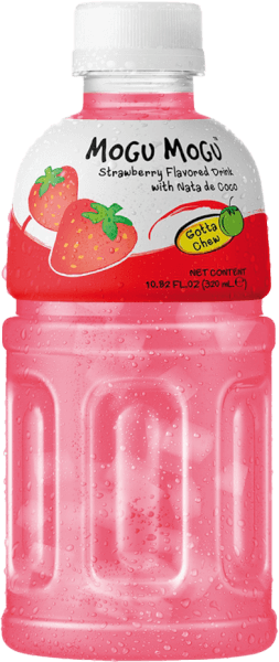 Nước uống Mogu Mogu vị Dâu với Thạch Dừa 320ml