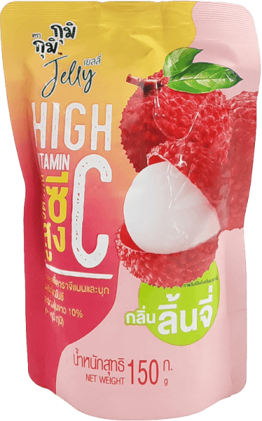 Combo 2 Nước thạch Jelly GUMI GUMI Vitamin C vị vải 150g