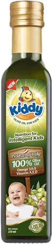 Dầu Ô-liu dinh dưỡng cho trẻ em nhãn hiệu Kiddy 250 ml
