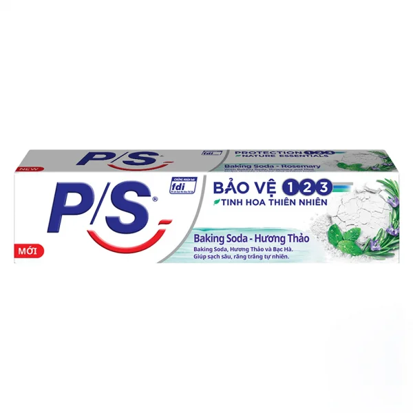 Kem đánh răng P/S Baking Soda & Hương Thảo 230g