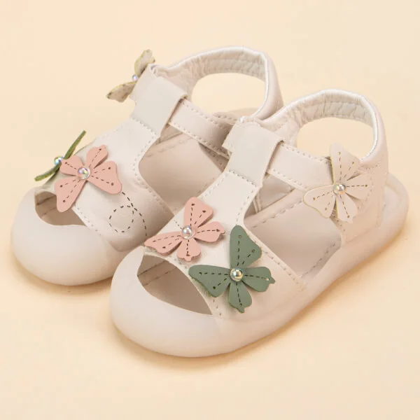 Giày bé gái Animo A2203_JK004 (19 - 21 - 23, Trắng)