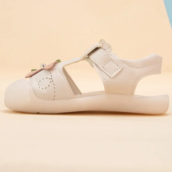 Giày bé gái Animo A2203_JK004 (19 - 21 - 23, Trắng)