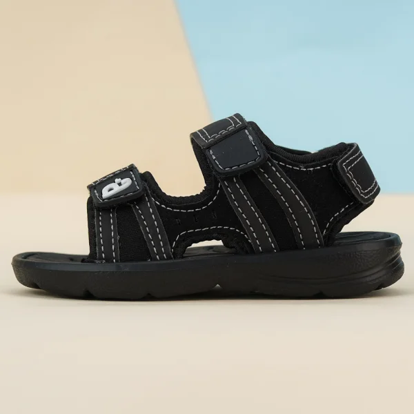 Sandal bé trai cao cấp Animo A2208_JK002 (19-21-23-25,Đen)