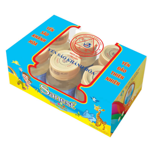 Nước Yến Sanest Kids lọ 62 ml (lốc 6)