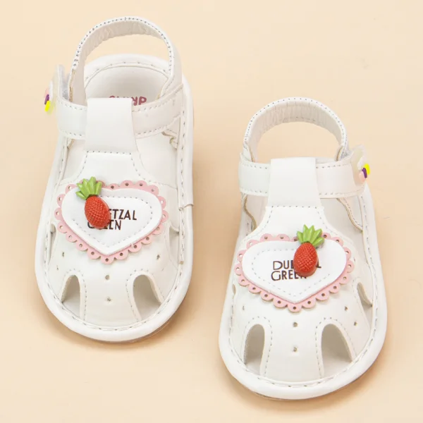 Sandal bé gái phát sáng Animo A2206_JK016 (19-21-23-25,Trắng)