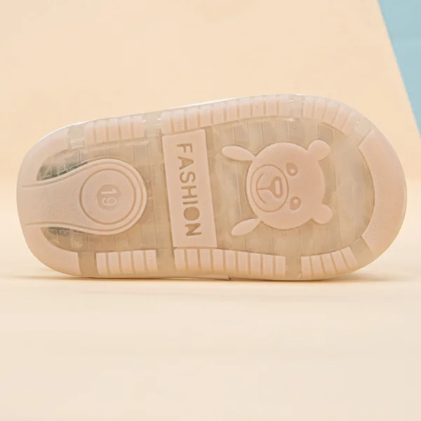 Sandal bé gái phát sáng Animo A2206_JK016 (19-21-23-25,Trắng)