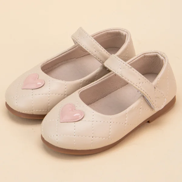 Giày bé gái búp bê Animo A2205_MN005 (21-23-25,Kem)