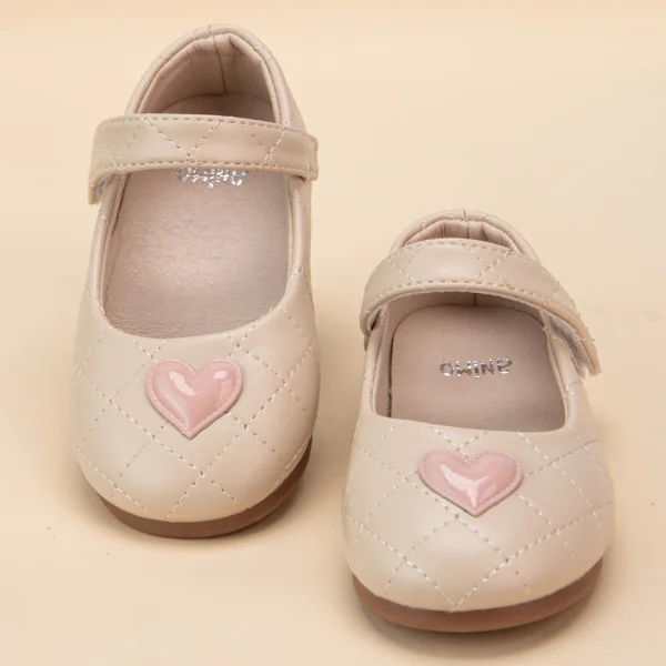 Giày bé gái búp bê Animo A2205_MN005 (21-23-25,Kem)