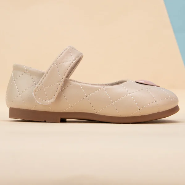 Giày bé gái búp bê Animo A2205_MN005 (21-23-25,Kem)